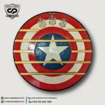 USS AMERICA Wall mounted Coin Holder Shield